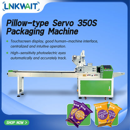 LinkWait：Pillow-type Servo 350S Packaging Machine